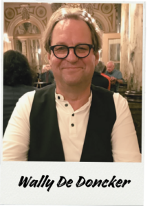 Portret Wally De Doncker polaroid